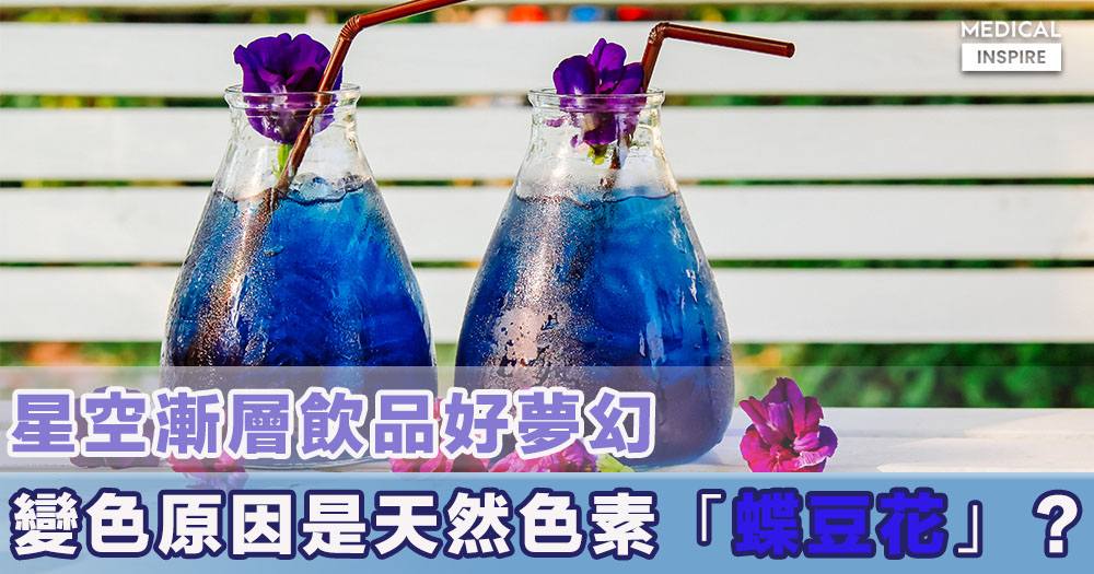 千奇百趣 星空漸層飲品好夢幻 變色原因是天然色素 蝶豆花 Medical Inspire 醫 思維